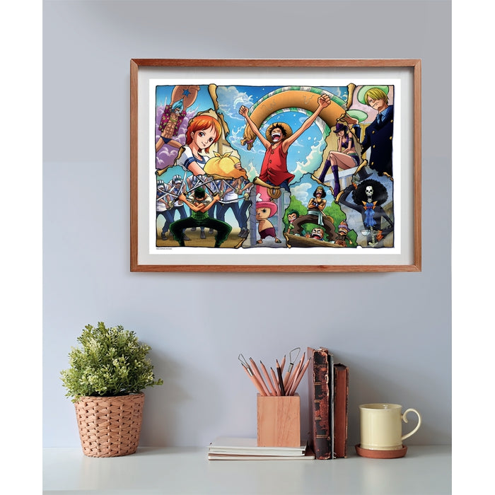 PUZZLE 500 PIECES CUBES ANIMES one piece - Clementoni