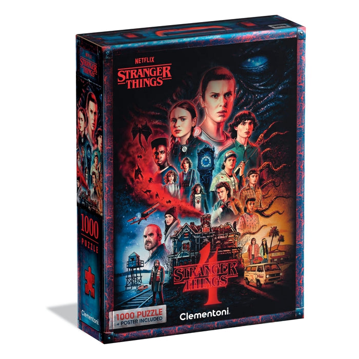 PUZZLE COMPACT 1000 PIECES - Stranger Things 4 - Clementoni