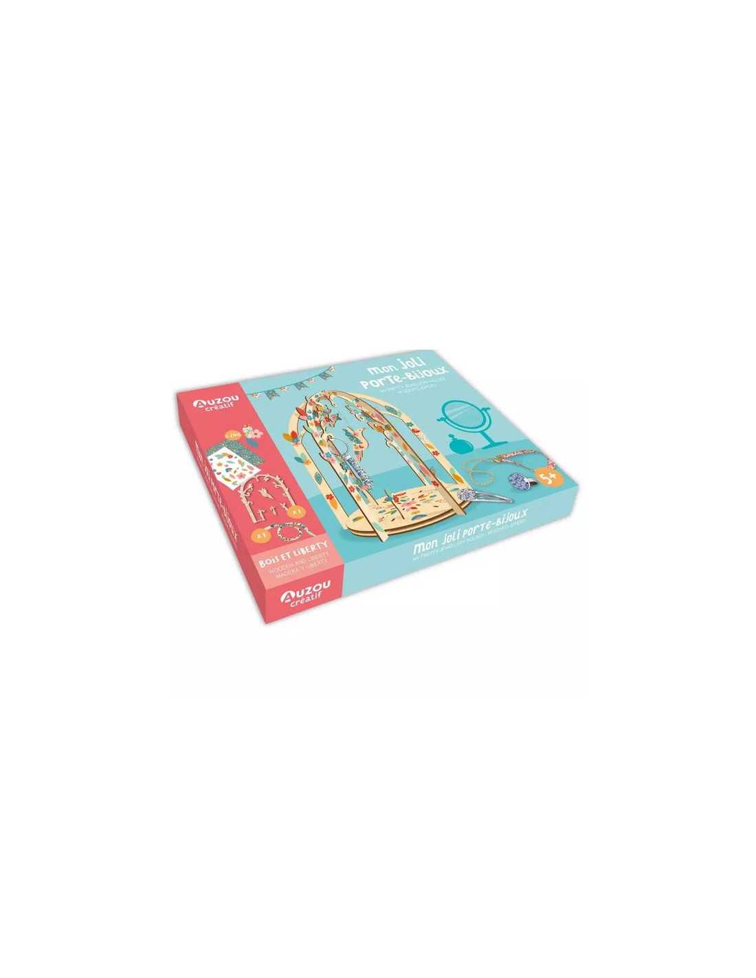Mon coffret d'artiste - Mon joli porte bijoux en bois - Auzou