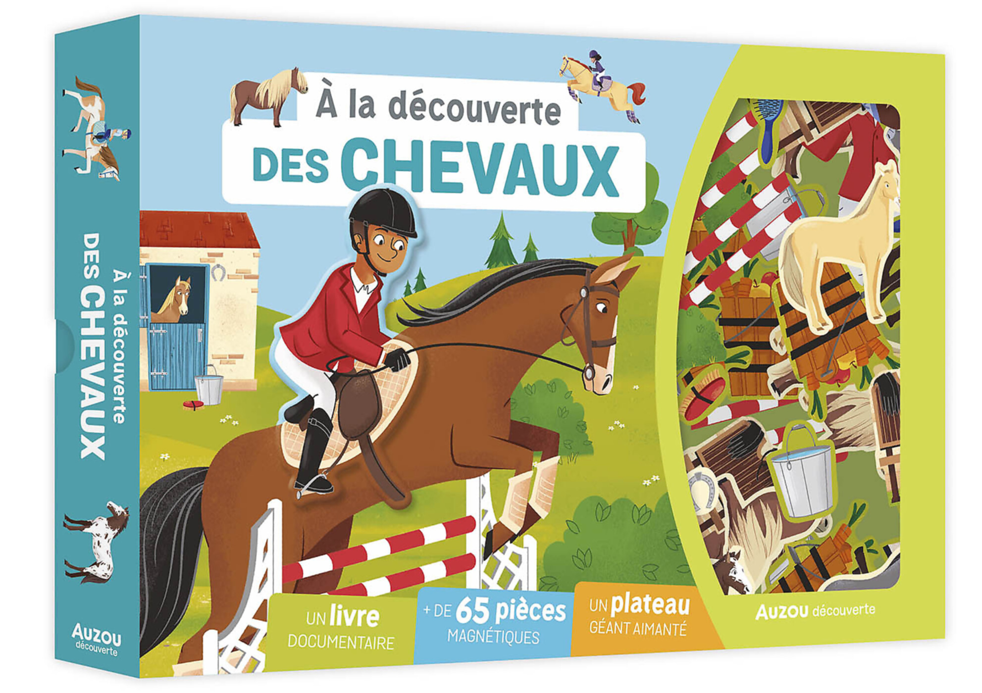 Coffret d'activités - À la découverte des chevaux - Auzou