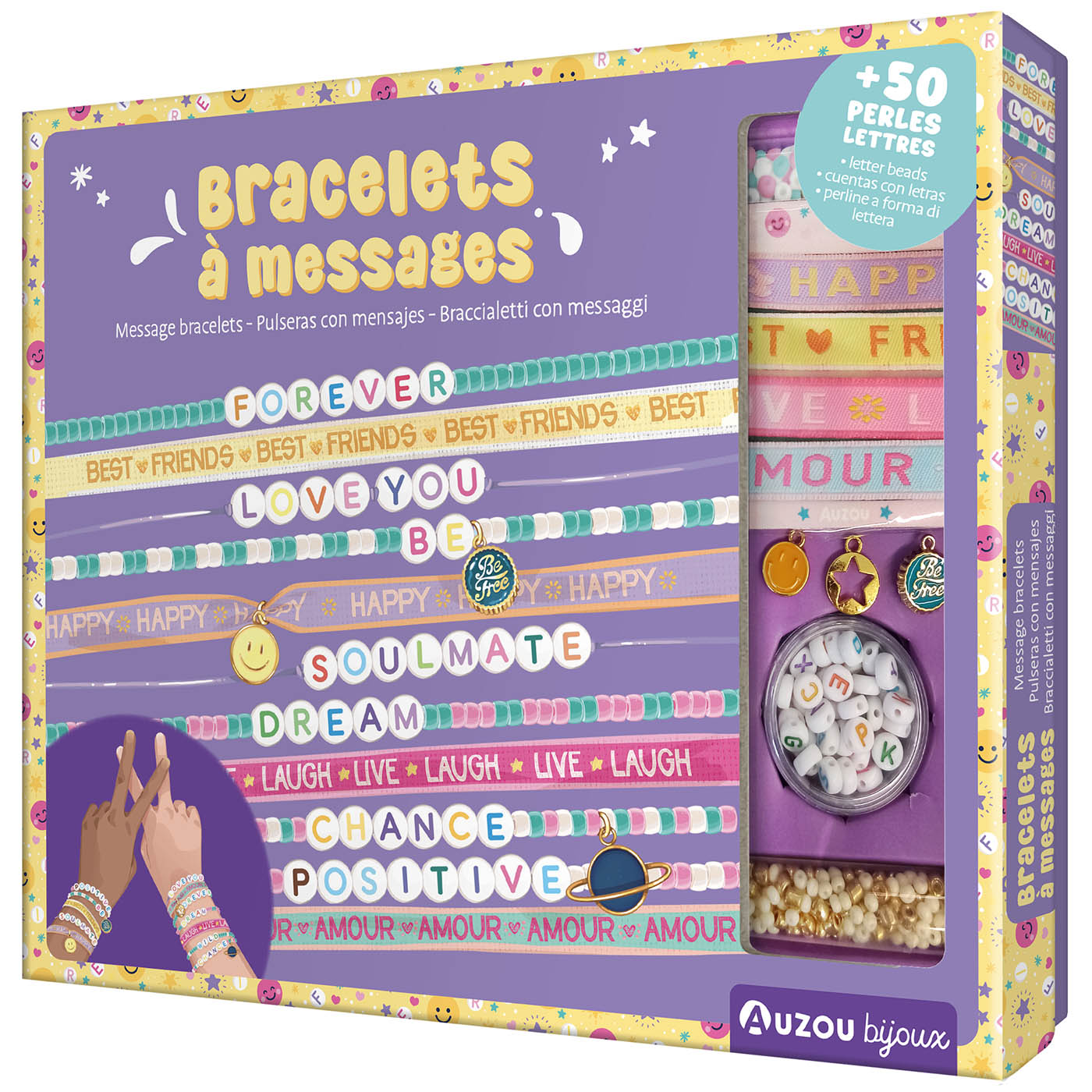 Ma boîte à bijoux - Bracelets à messages - Auzou