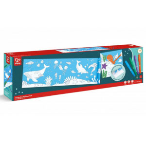 Rouleau à dessin et feutres - océan - Hape