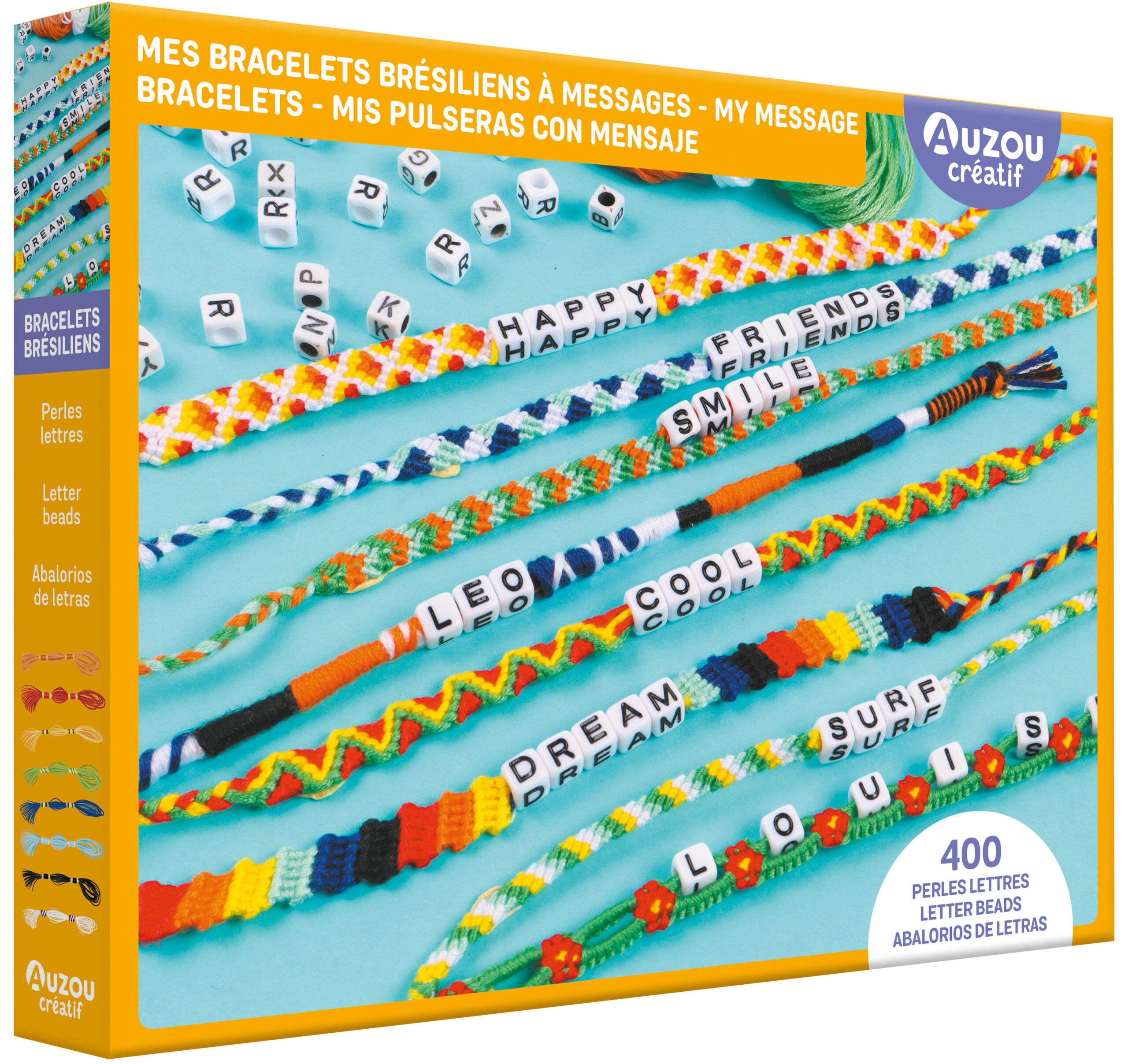 Mes bracelets brésiliens à messages - Auzou