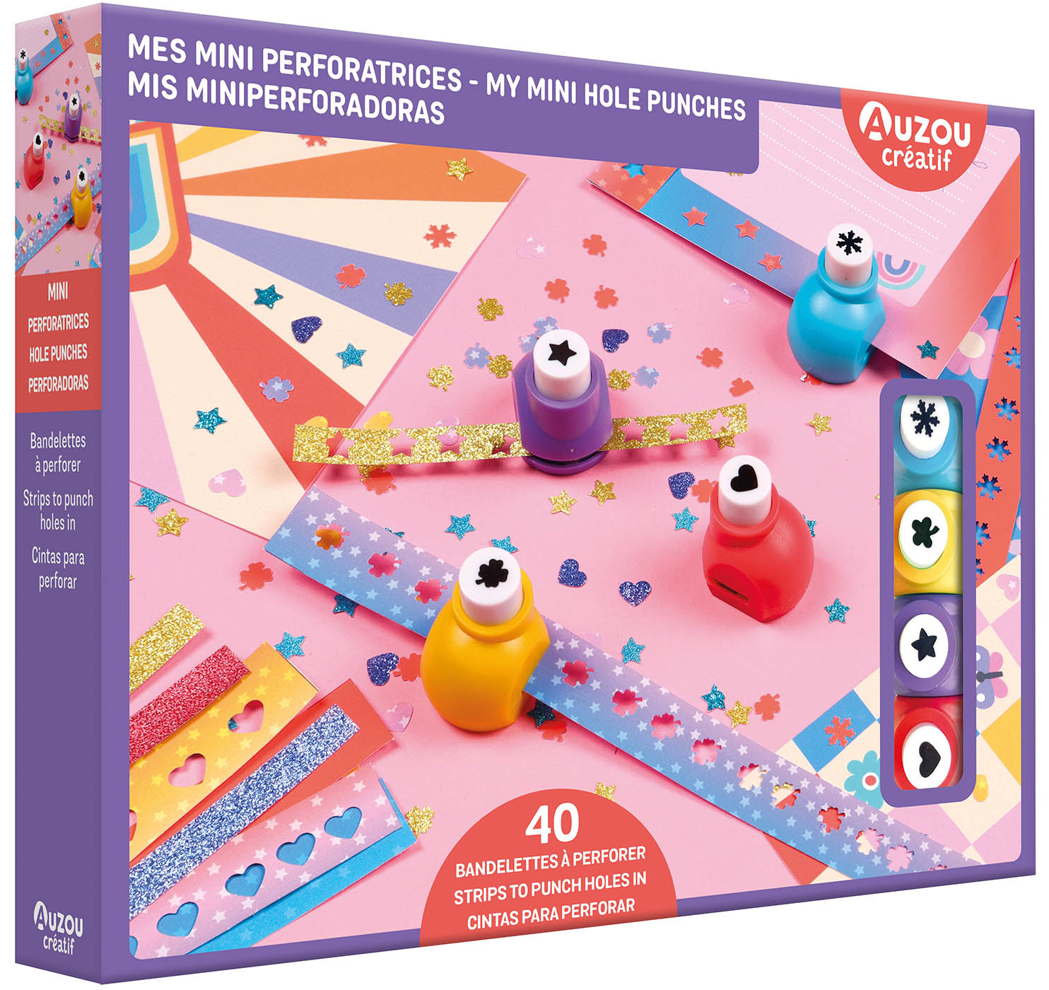 Mon coffret d'artiste - Mes mini perforatrices - Auzou