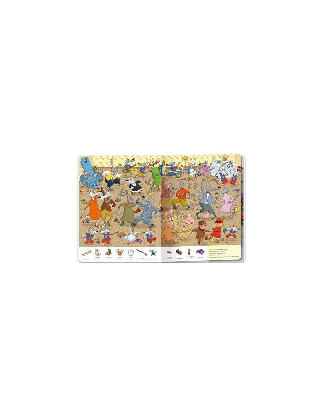 Livre Le loup - Cherche et trouve - Moulin Roty