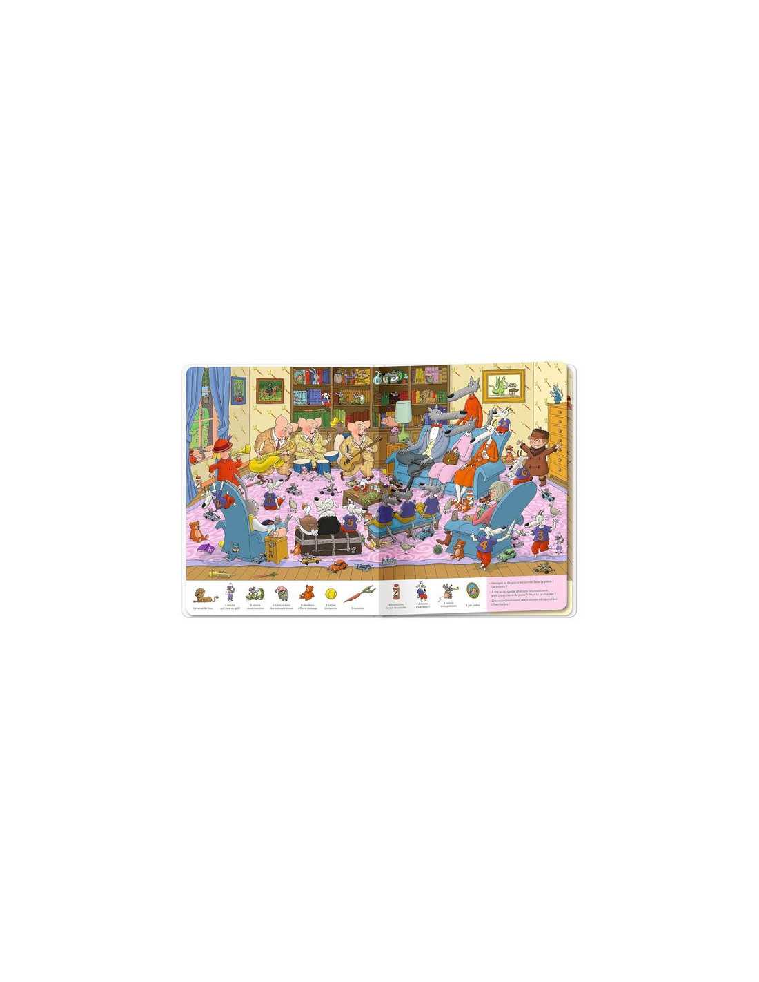 Livre Le loup - Cherche et trouve - Moulin Roty