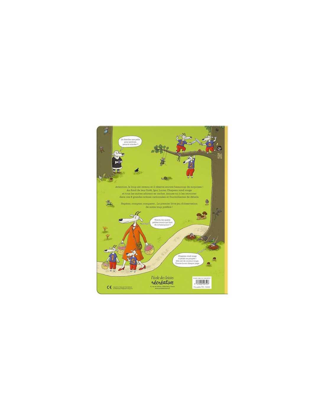 Livre Le loup - Cherche et trouve - Moulin Roty