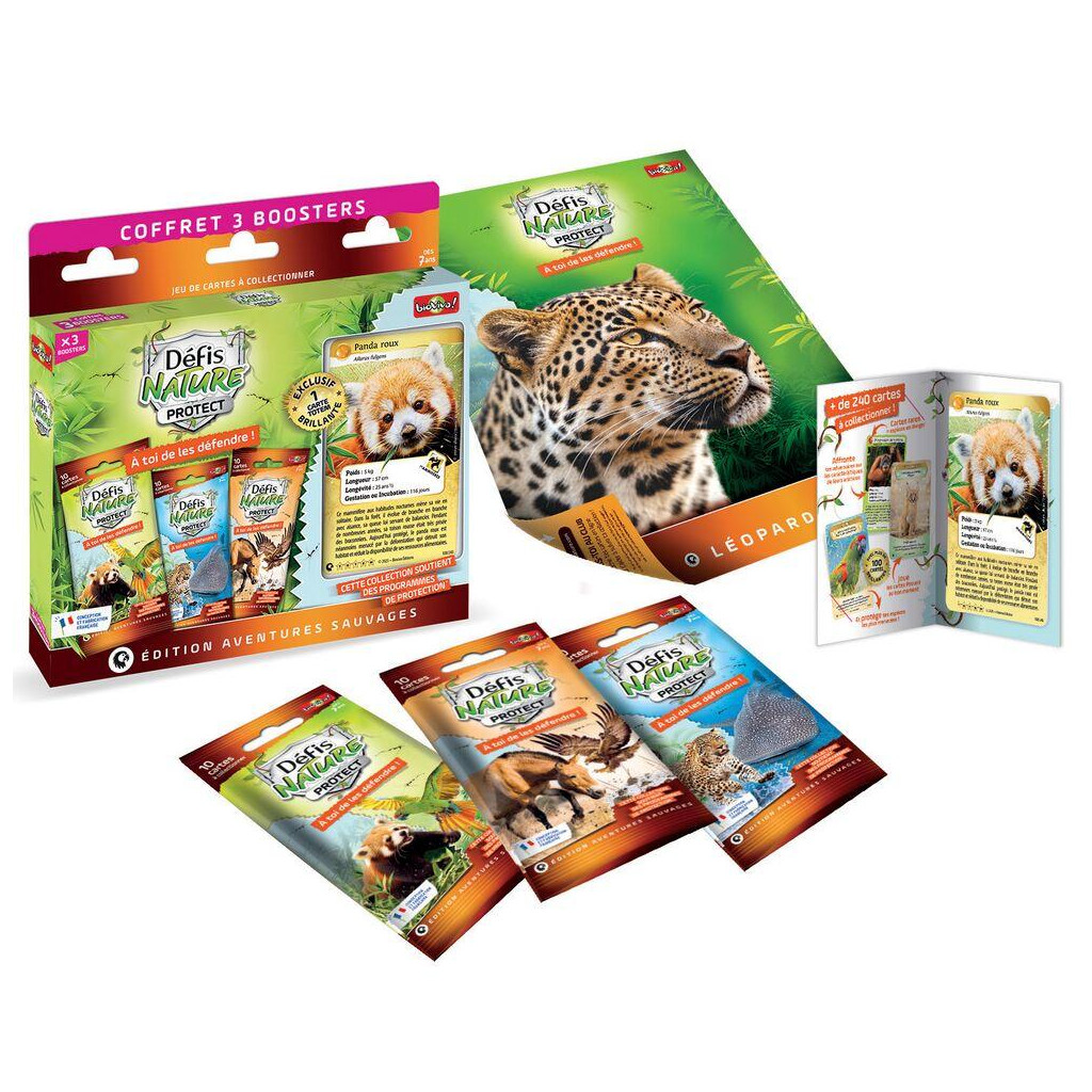 Coffret 3 Boosters Panda roux - Bioviva