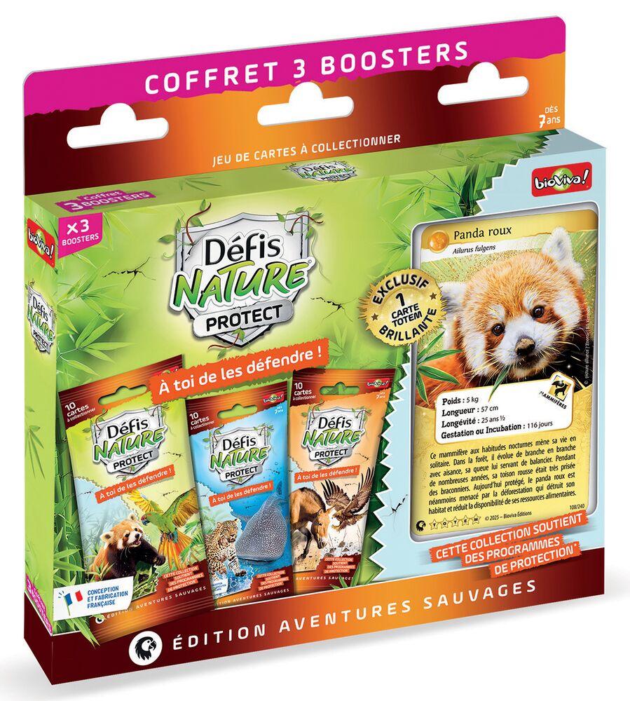 Coffret 3 Boosters Panda roux - Bioviva