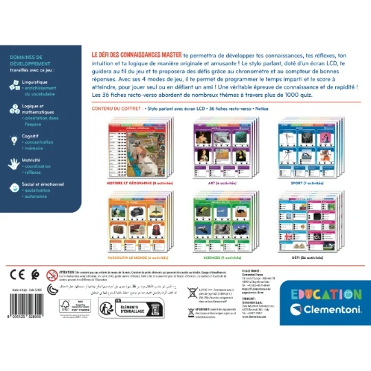 Educatif-défis-des-connaissances-master-stylo-electronique-6-10-ans-clementoni-sciences-geographie-histoire-art-monde-jeux-reves-et-jouets