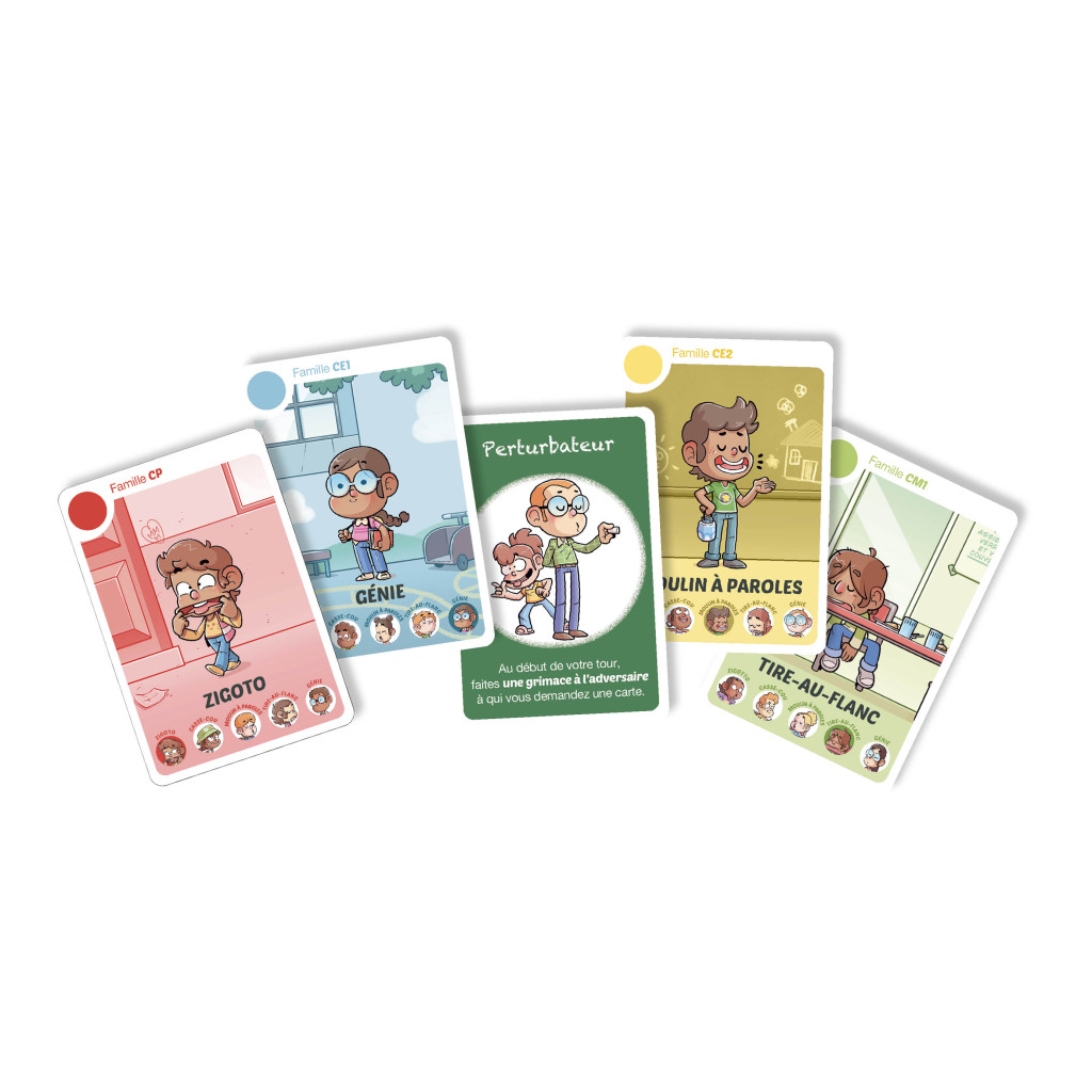 Jeu de 7 familles à l'école - Auzou