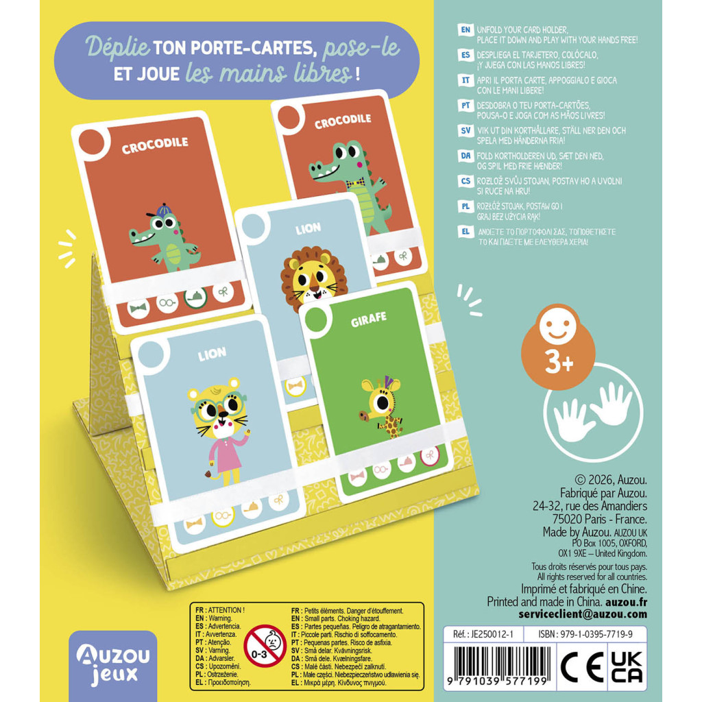 Mon porte carte à poser - Auzou