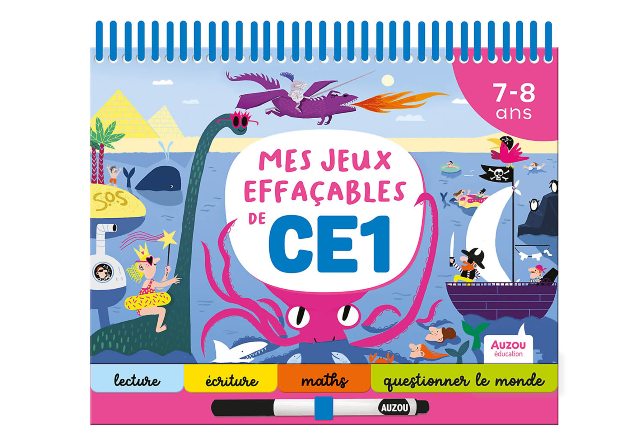Mes Jeux Effacables - CE1 - Auzou