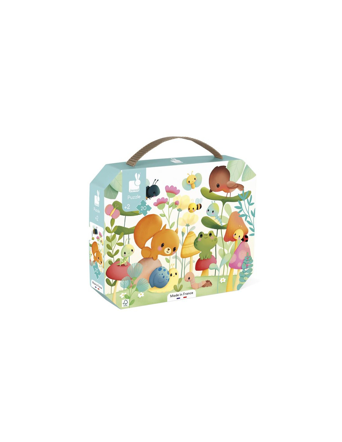 Puzzle 20 pièces compagnons du jardin - Janod