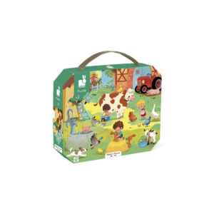 Puzzle 24 pièces une journée à la ferme - Janod
