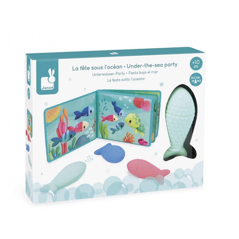 Livre de Bain La Fête Sous l'Océan - Janod