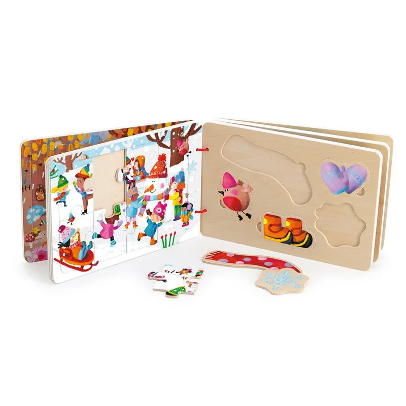 Livre puzzles en bois – 4 saisons – Vilac