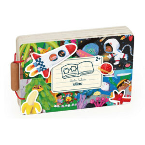 Livre puzzles en bois – voyage-aventure – Vilac