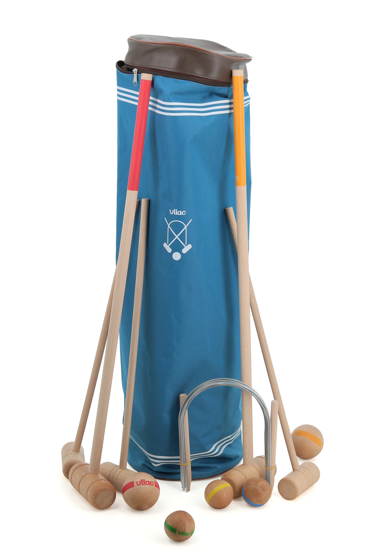 Croquet famille 2 adultes + 3 enfants – Vilac