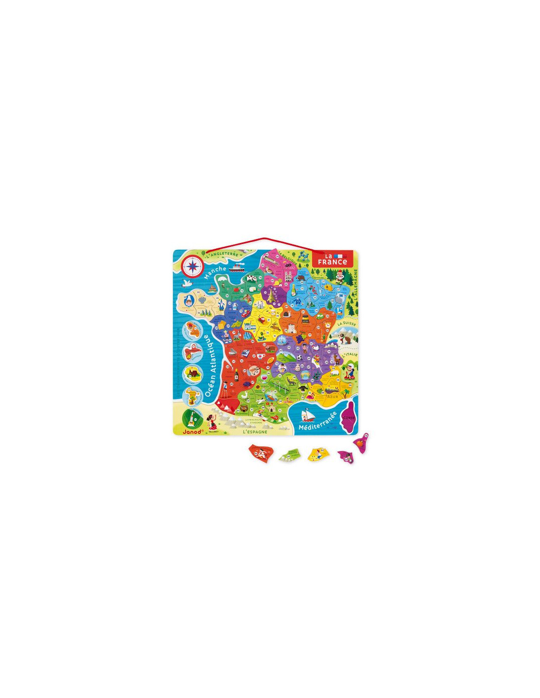 PUZZLE FRANCE MAGNETIQUE - Janod
