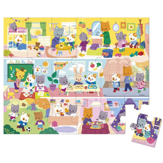 PUZZLE LES RITUELS - 24 PCS - Janod