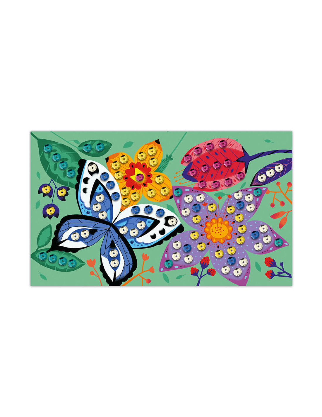 SEQUINS A COLLER JARDIN MERVEILLEUX - Janod