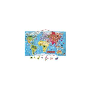 PUZZLE MONDE MAGNETIQUE VERSION FR - Janod