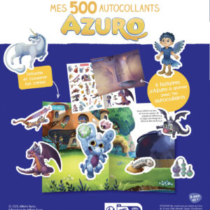 500 AUTOCOLLANTS AZURO-jeuxrevesetjouets-thonon-evian-2