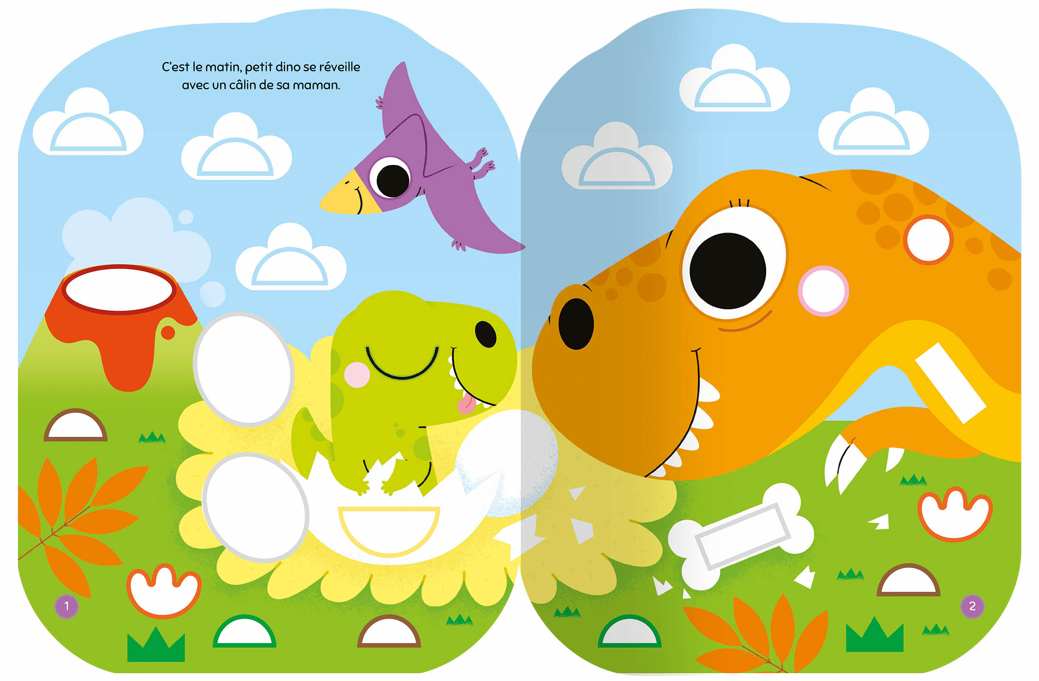 GOMMETTES FORMES - L'AVENTURE DE PETIT DINOSAURE-jeuxrevesetjouets-thonon-evian-1