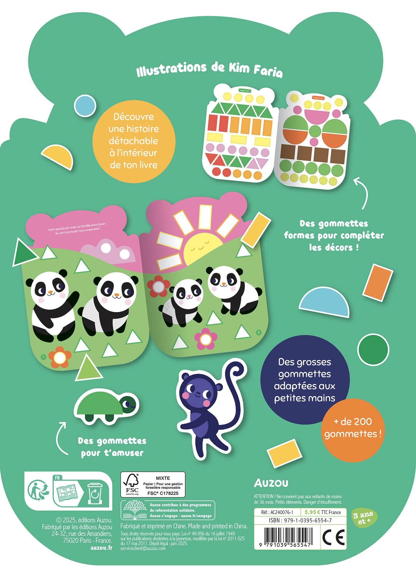 GOMMETTES FORMES - L'AVENTURE DE PETIT PANDA-jeuxrevesetjouets-thonon-evian-4