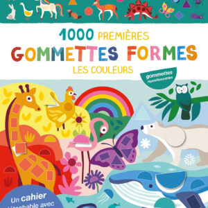 MES TOUT PREMIERS AUTOCOLLANTS - 1000 PREMIÈRES GOMMETTES FORMES LES COULEURS-jeuxrevesetjouets-thonon-evian-1