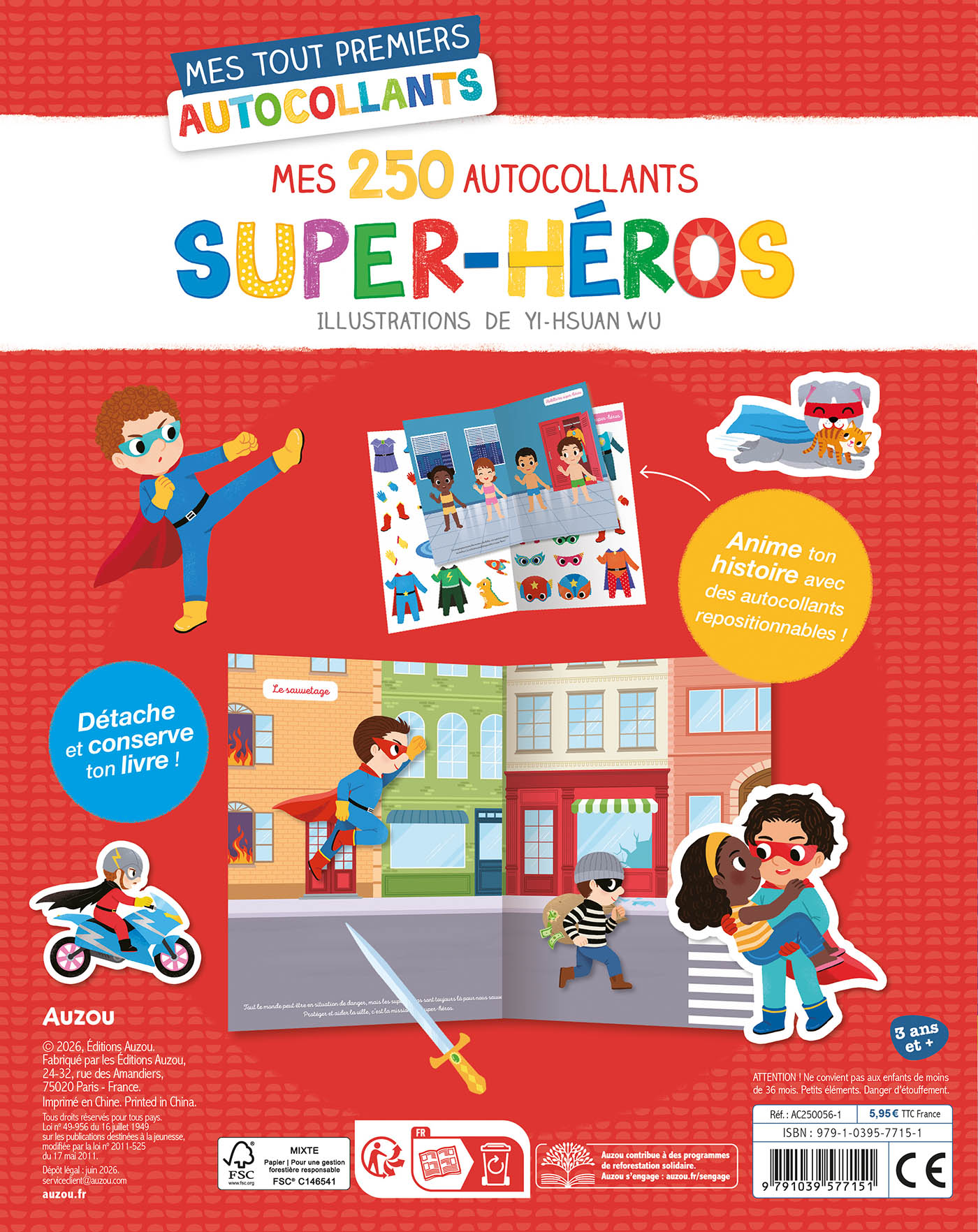 MES TOUT PREMIERS AUTOCOLLANTS - MES 250 AUTOCOLLANTS SUPER-HÉROS-thonon-evian-jeuxrevesetjouets-1