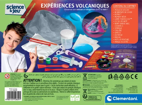 expérience-volcanique-volcan-loisir-créatif-scientifique-science-et-jeu-clementoni-8-ans-jeux-reves-et-jouets