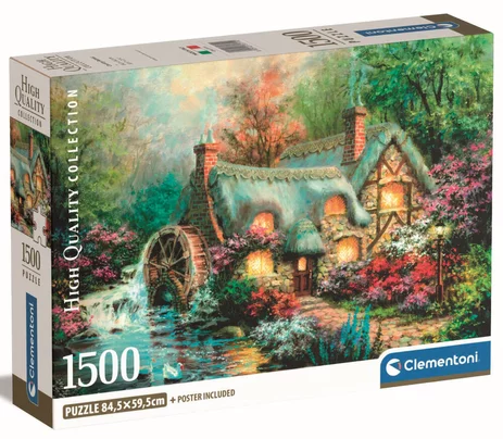 Puzzle-1500-pièces-Country-Retreat-chaumière-kidulte-clementoni-jeux-reves-et-jouets