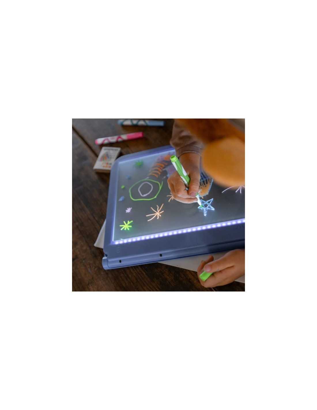K-DRAW-PRO Tablette lumineuse nomade bleu Manga - Kidywolf – Image 6