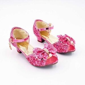 Mules à Nœuds et Paillette Rose - LABAY – Déguisement