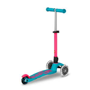 Trottinette Mini Micro Deluxe LED - Neon Led Marine Pink - Micro