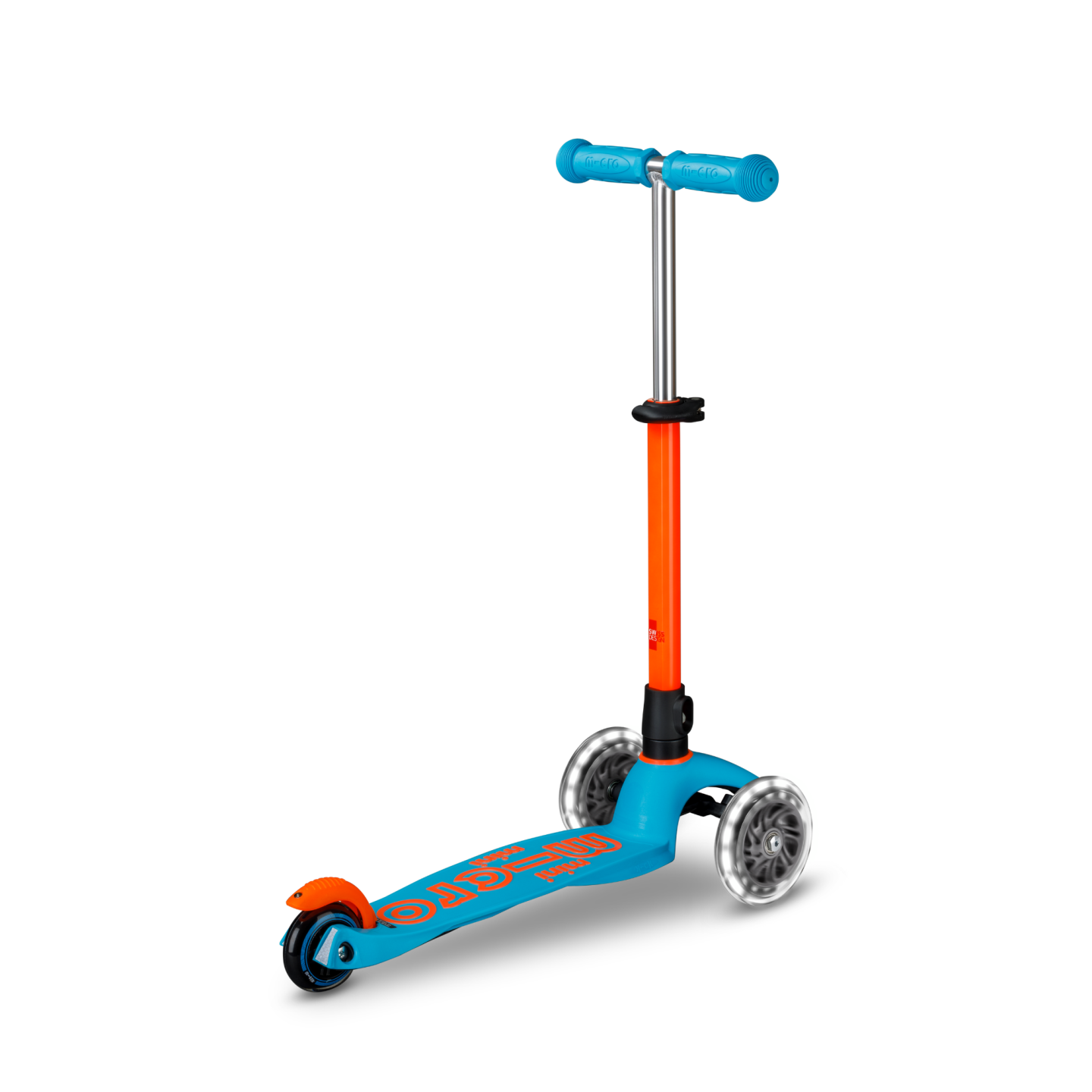 Trottinette Mini Micro Deluxe LED - Neon Led Sunset Orange - Micro – Image 3