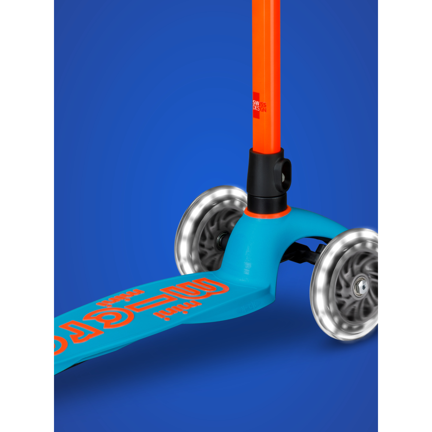 Trottinette Mini Micro Deluxe LED - Neon Led Sunset Orange - Micro – Image 4