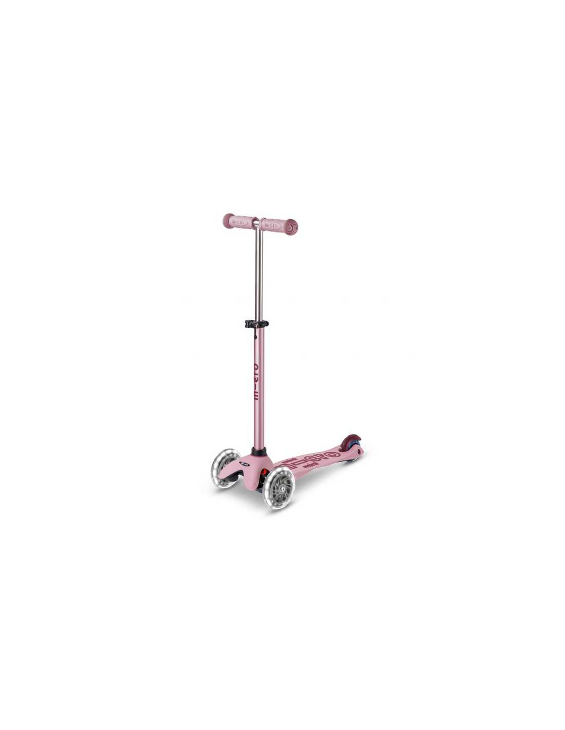 Trottinette - Mini2Grow 2.0 LED - Rose Poudré - Micro – Image 4