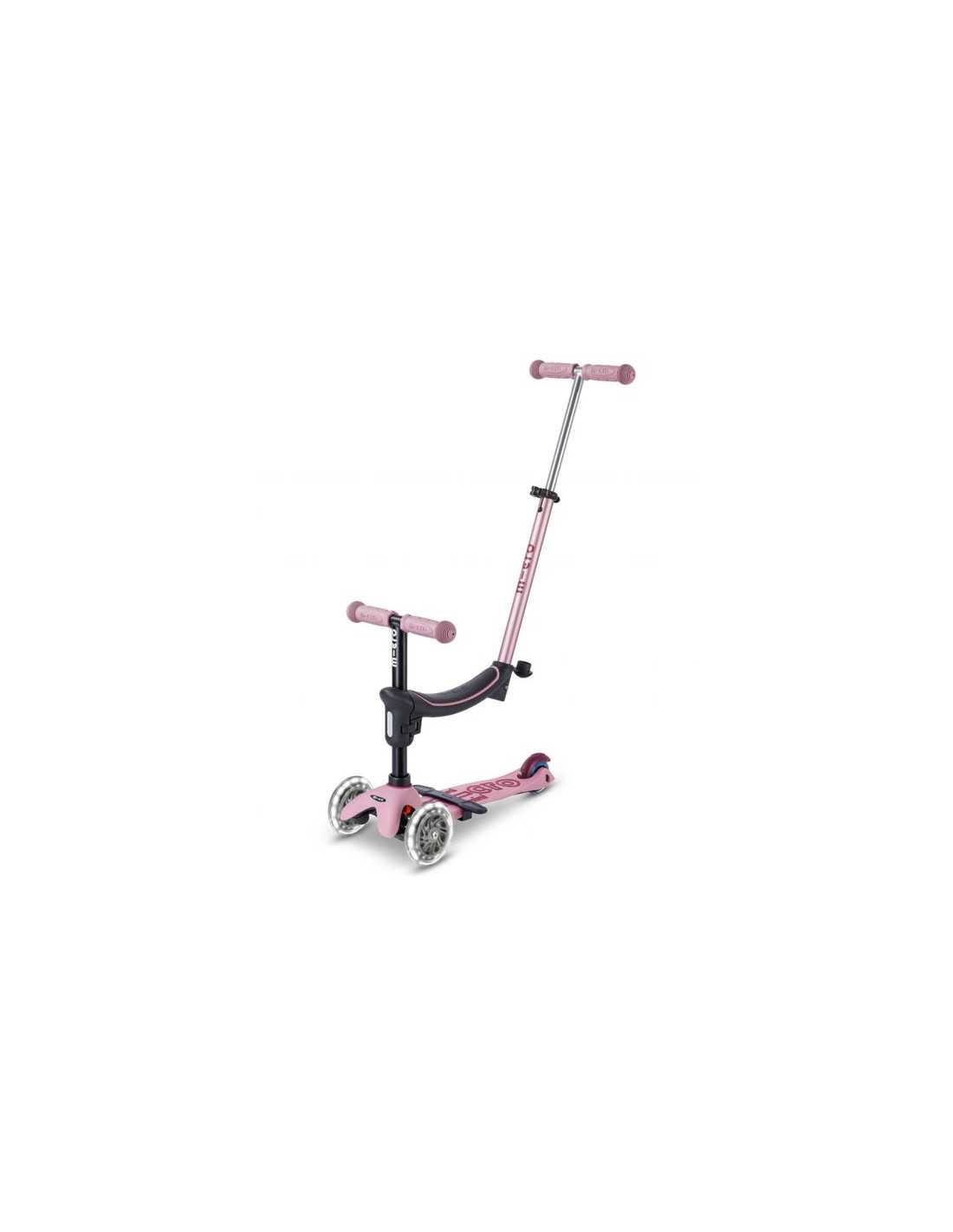 Trottinette - Mini2Grow 2.0 LED - Rose Poudré - Micro – Image 5