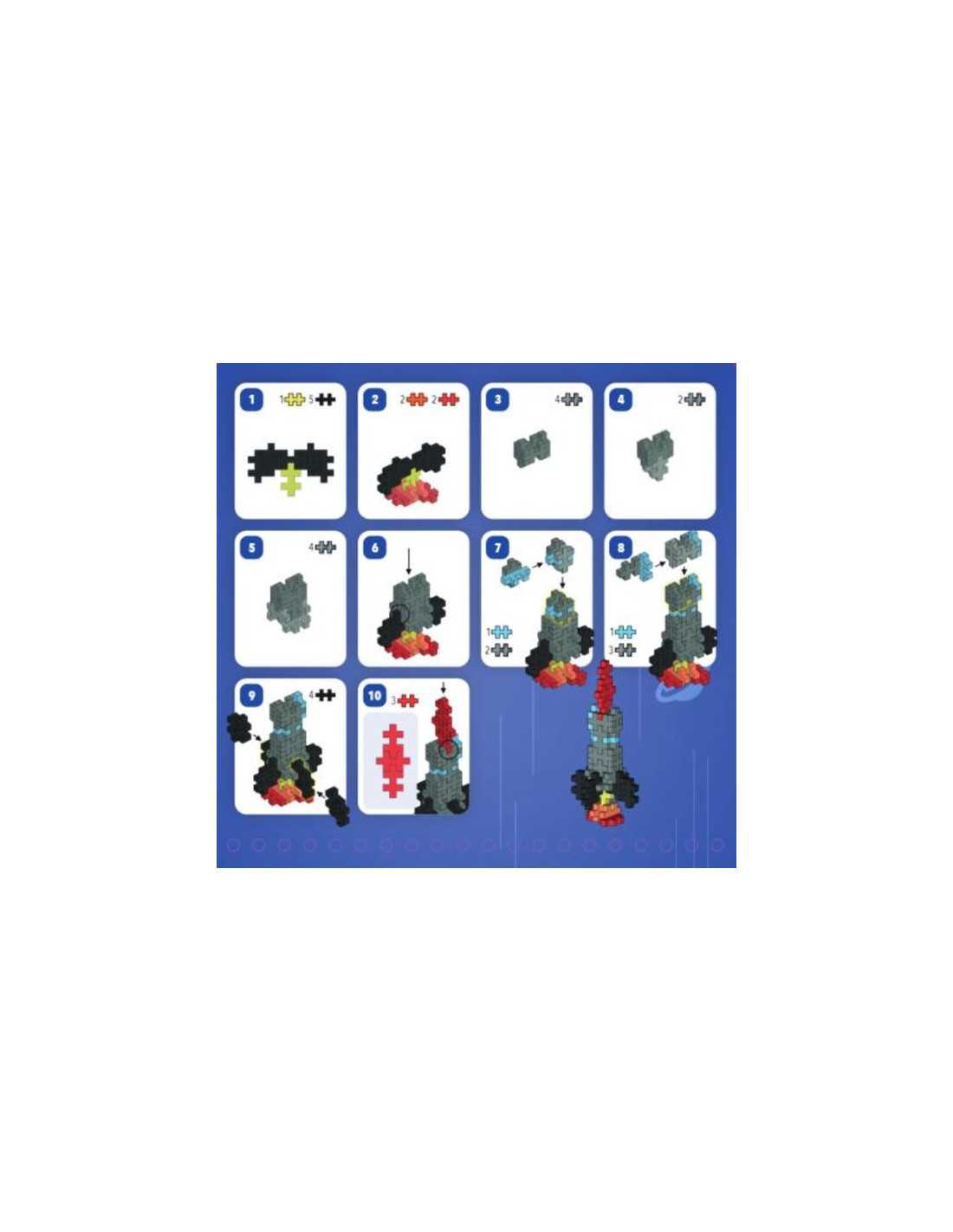 Bloc d'activité Espace - 125pcs - Plus-plus