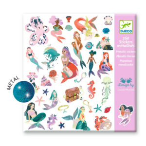STICKERS TEXTURES - Scintillantes Sirènes - Djeco
