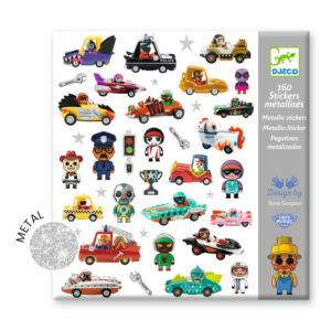 STICKERS TEXTURES - Le monde des CRAZY MOTORS - Djeco