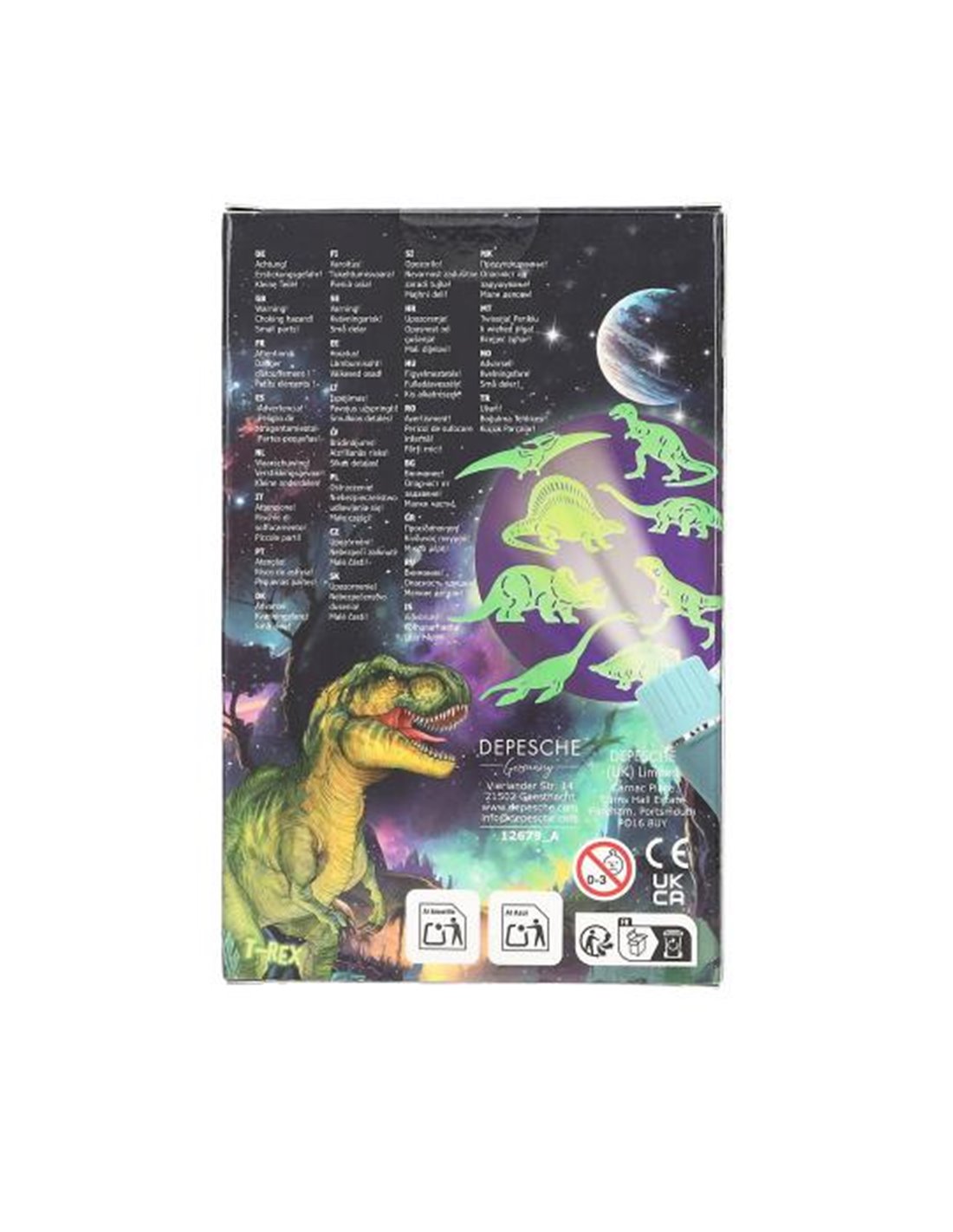 Ylvi Sticker Glow In The Dark dino - TOPModel