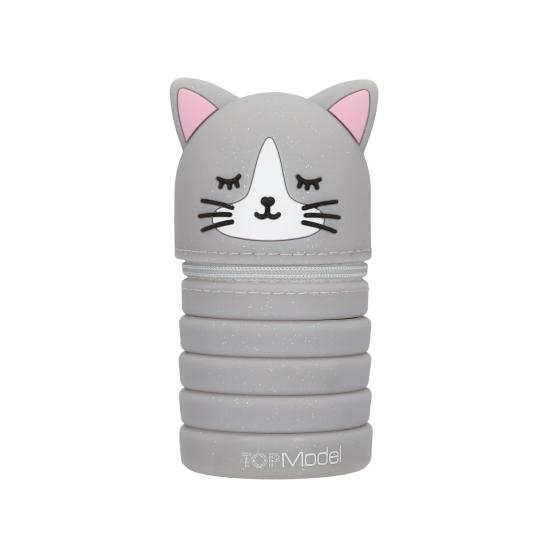 Trousse en silicone chat - TOPModel