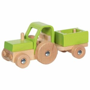 Tracteur avec remorque en bois - goki