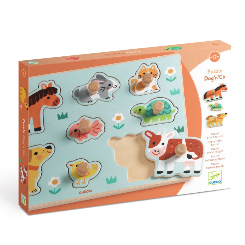 PUZZLE GROS BOUTONS - Dog'n'Co