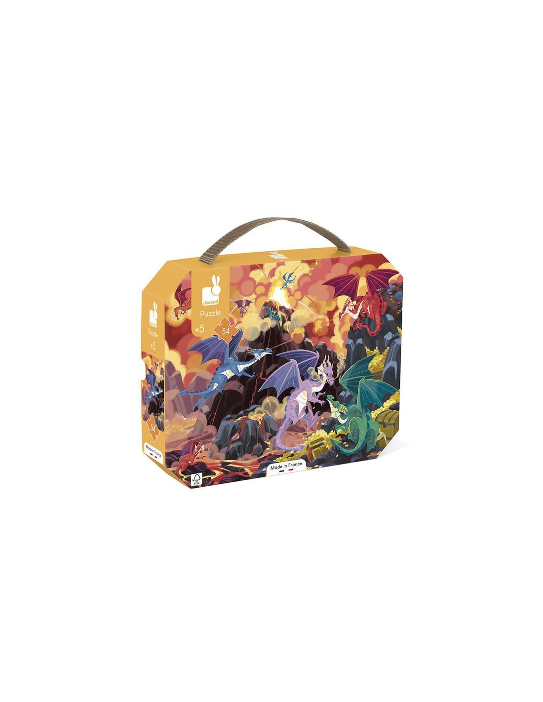 PUZZLE TERRE DE DRAGONS - 54 PCS - Janod