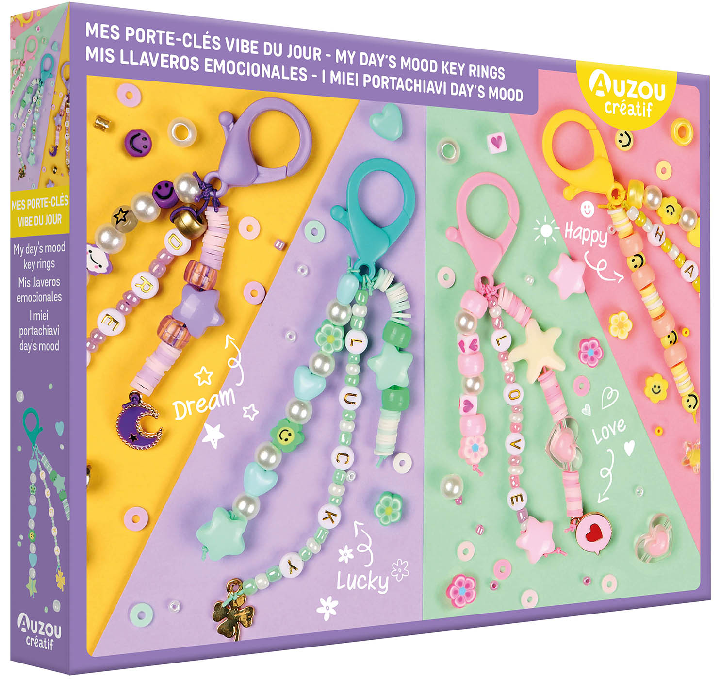 MES PORTE-CLÉS VIBE DU JOUR - Auzou